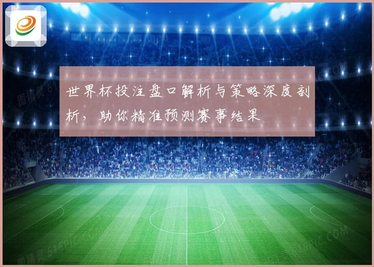 世界杯投注盘口解析与策略深度剖析，助你精准预测赛事结果